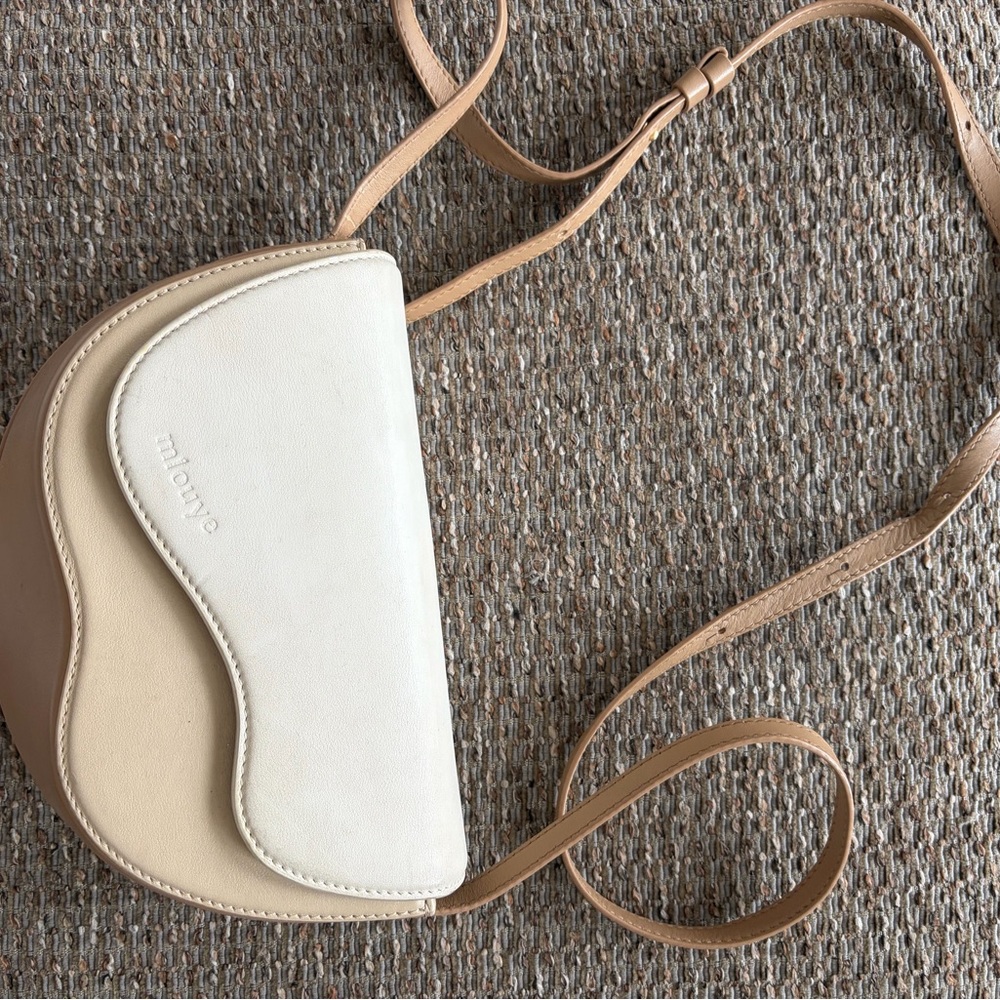 Mlouye Two-Tone Crossbody Bag